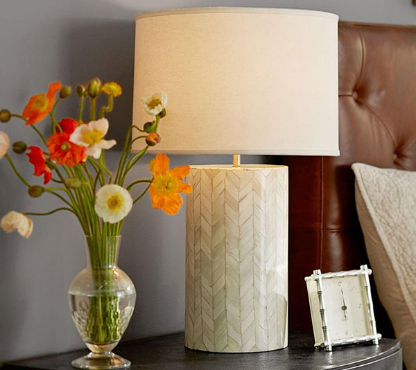 Lampe i vaze