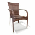 Stolica vrtna RATTAN QUEEN - Slika 3