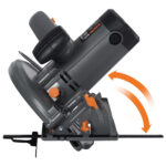 Ručni cirkular, kružna pila 185mm 1400W   713805 - Slika 4
